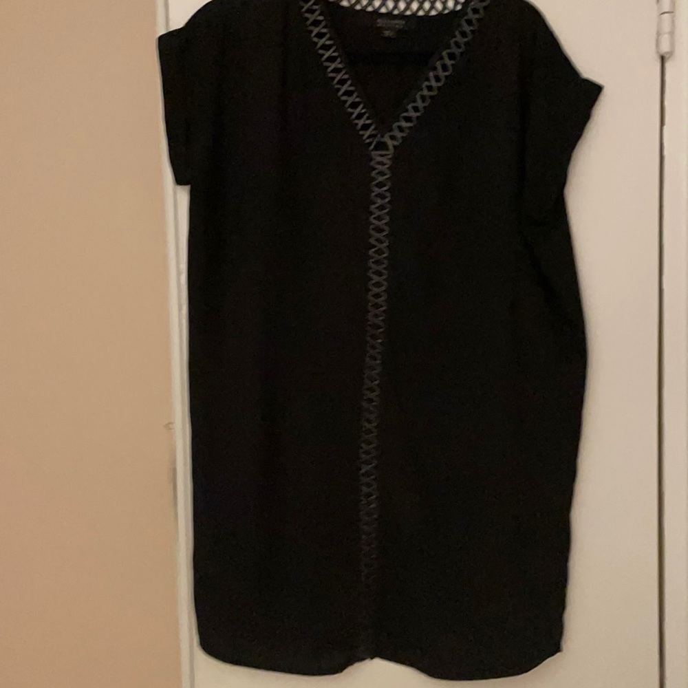Allsaints cap sleeve shift dress